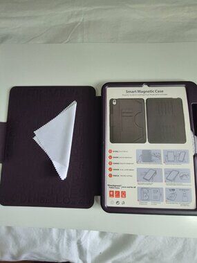 Kaijiabox Case Ipad Pro 11-inch Magnetic Multi-Angle Stand, Purple, NWT